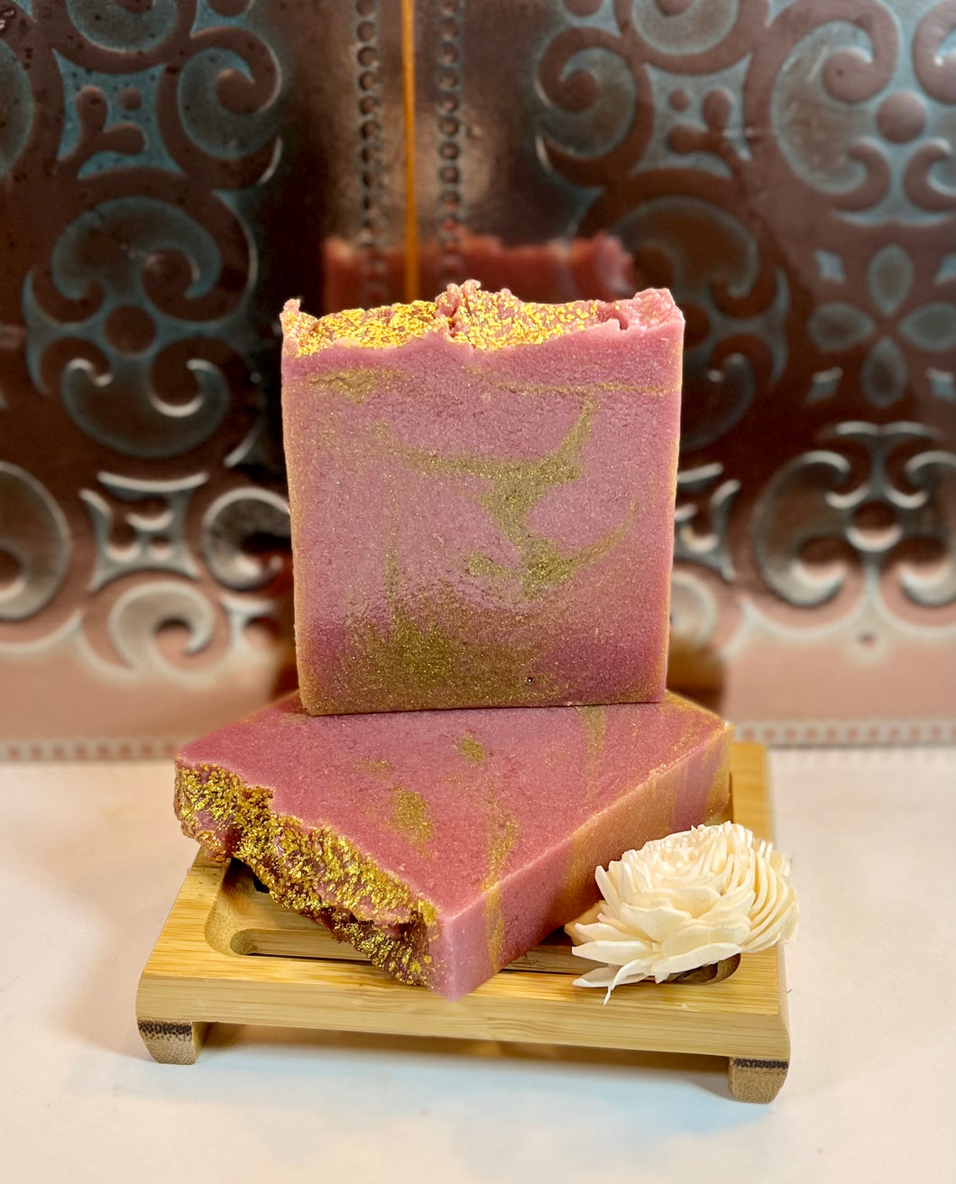 ‘Rose Gold’ Cold Process Soap