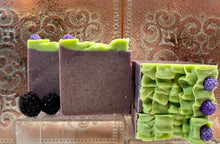 Load image into Gallery viewer, ‘Blackberry’ Cold Process Soap Bar
