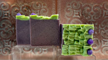 Load image into Gallery viewer, ‘Blackberry’ Cold Process Soap Bar
