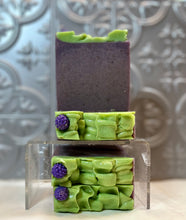 Load image into Gallery viewer, ‘Blackberry’ Cold Process Soap Bar
