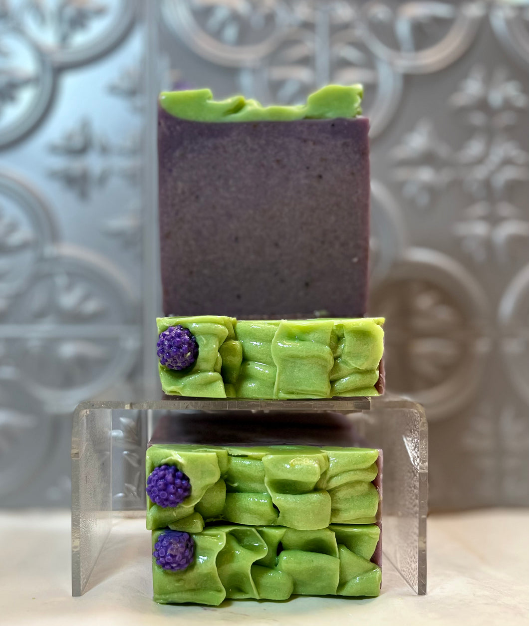 ‘Blackberry’ Cold Process Soap Bar