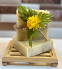 Load image into Gallery viewer, ‘Dandelion and Poppyseed’ Cold Process Soap Bar
